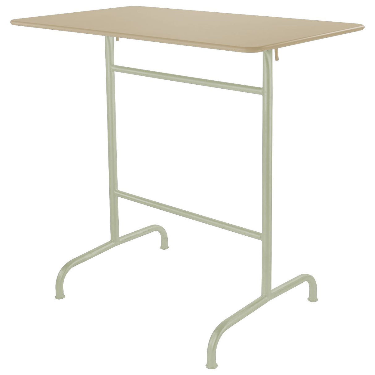 Schaffner Rigi Table haute rabattable 120x70cm Vert Pastel 64 Sable Pastel 15