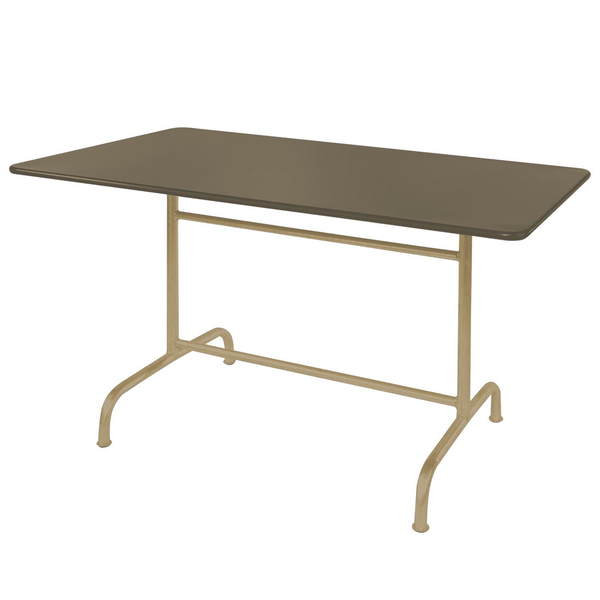 Schaffner Rigi Table repas rabattable 120x70cm Marron Pastel 83 Champagne 85