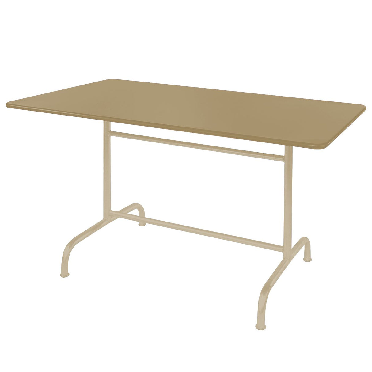 Schaffner Rigi Table repas rabattable 120x70cm Sable Pastel 15 Marron Pastel 83