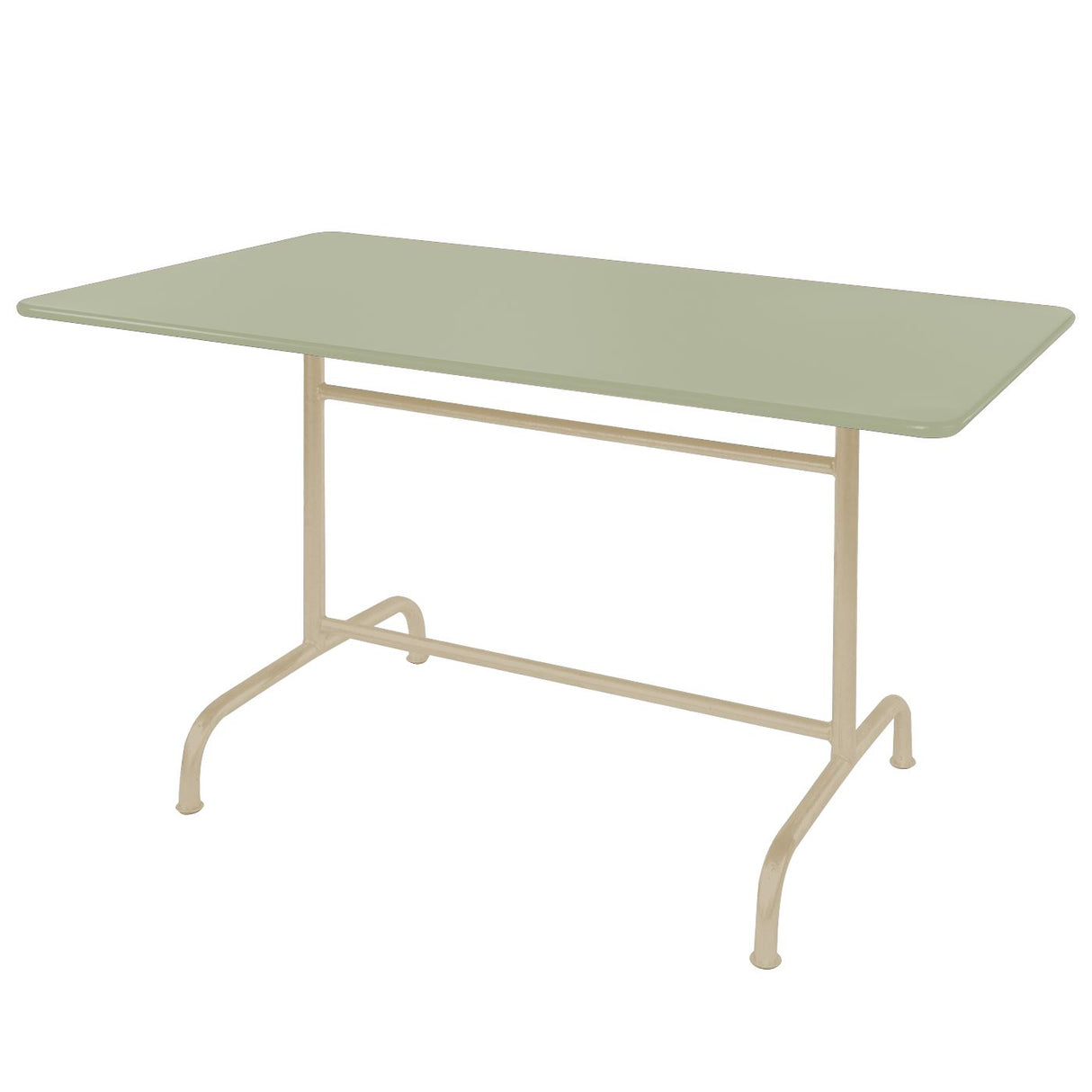 Schaffner Rigi Table repas rabattable 120x70cm Sable Pastel 15 Vert Pastel 64