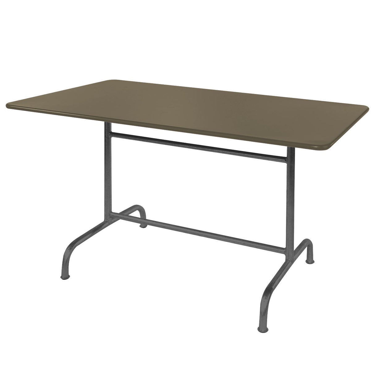 Schaffner Rigi Table repas rabattable 140x80cm Anthracite 77 Champagne 85