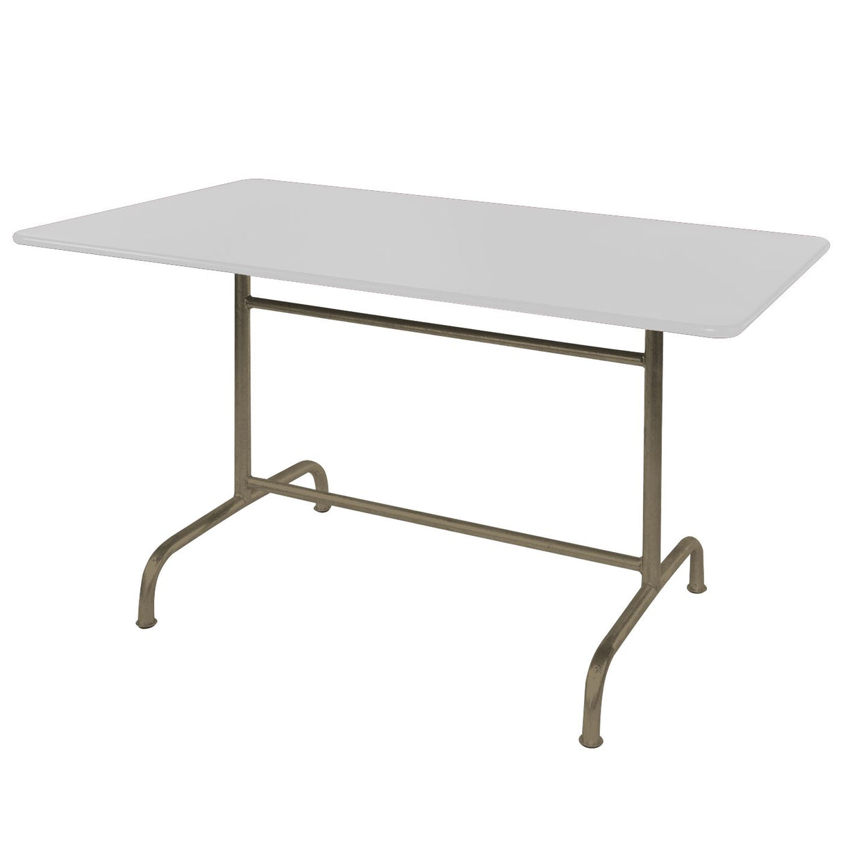 Schaffner Rigi Table repas rabattable 140x80cm Champagne 85 Blanc 90