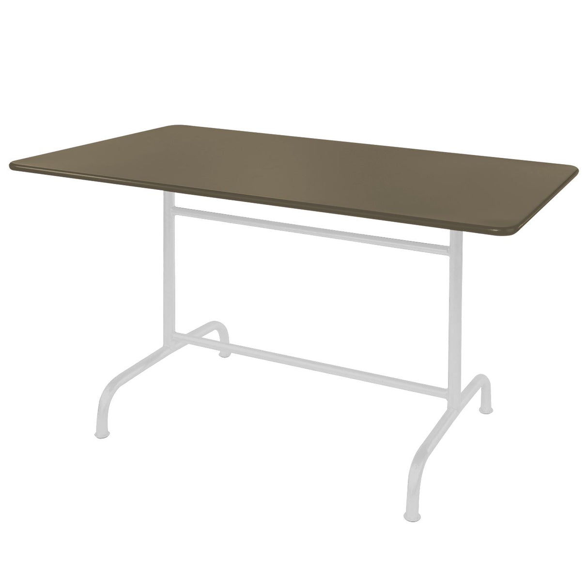 Schaffner Rigi Table repas rabattable 180x90cm Blanc 90 Champagne 85