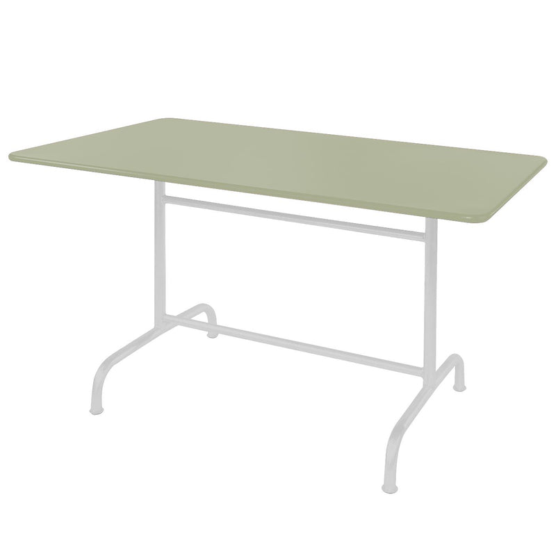 Schaffner Rigi Table repas rabattable 180x90cm Blanc 90 Vert Pastel 64 
