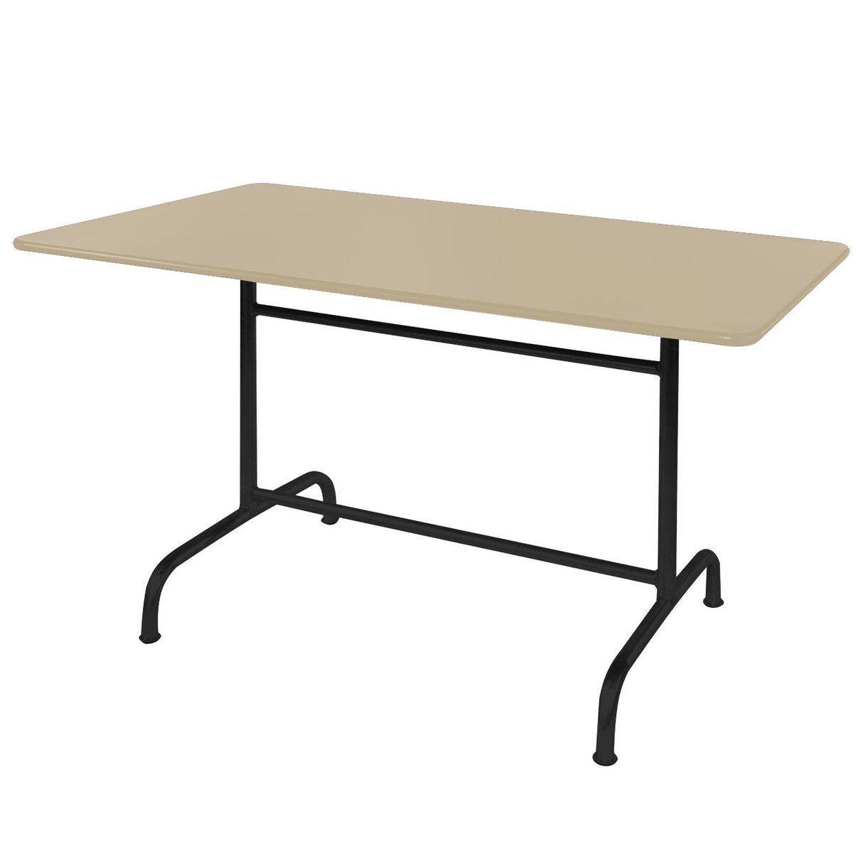 Schaffner Rigi Table repas rabattable 180x90cm Noir 91 Sable Pastel 15