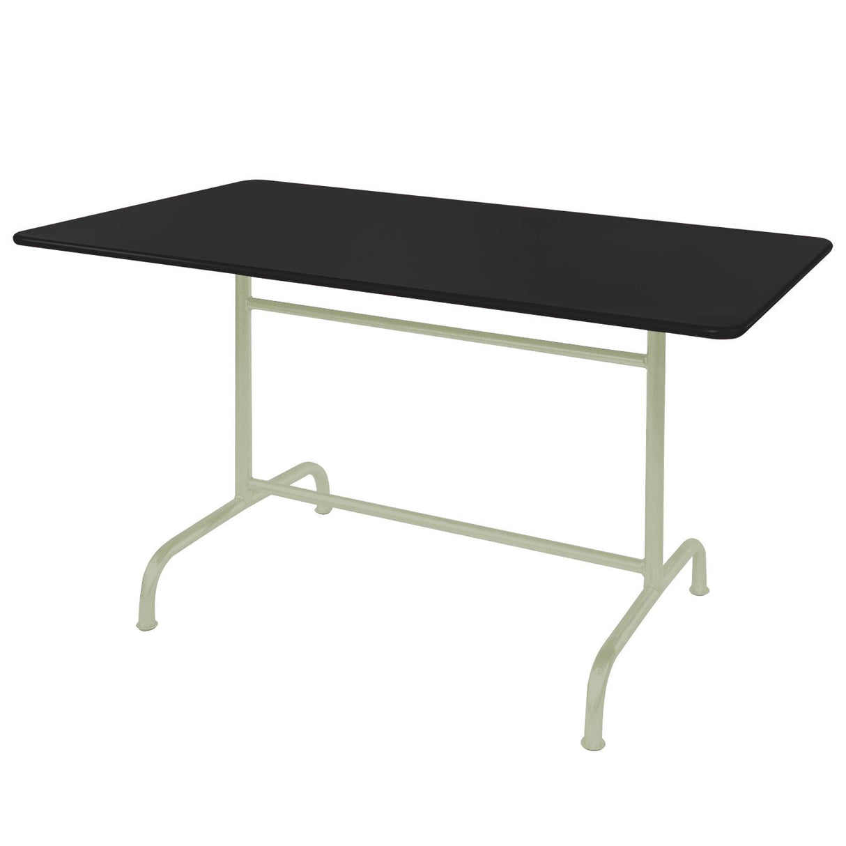 Schaffner Rigi Table repas rabattable 240x80cm Vert Pastel 64 Noir 91