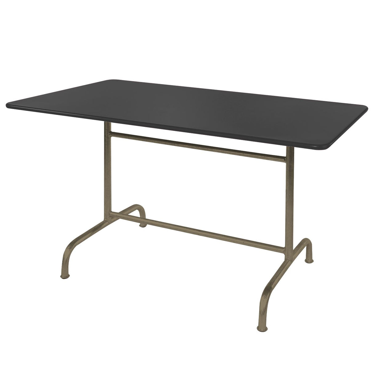 Schaffner Rigi Table repas rabattable 240x90cm Champagne 85 Anthracite 77