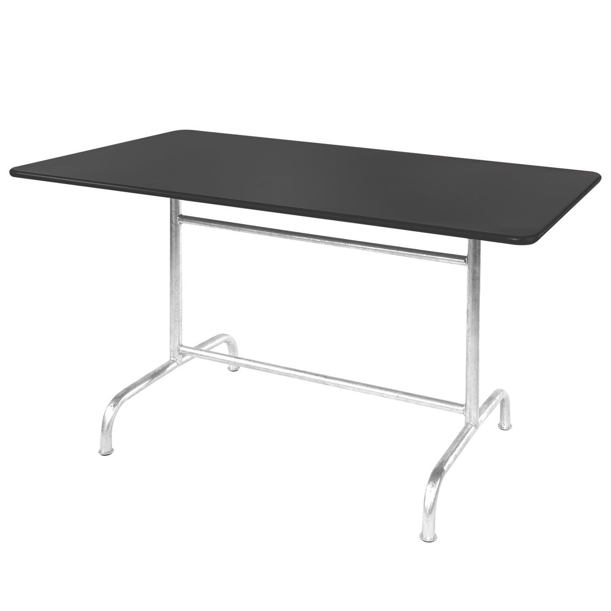 Schaffner Rigi Table repas rabattable 240x90cm Galvanisé à chaud 02 Anthracite 77