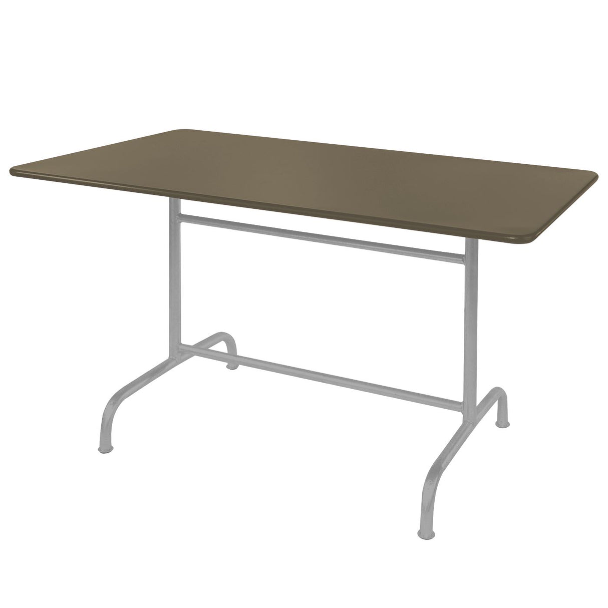 Schaffner Rigi Table repas rabattable 240x90cm Gris Argent 78 Champagne 85
