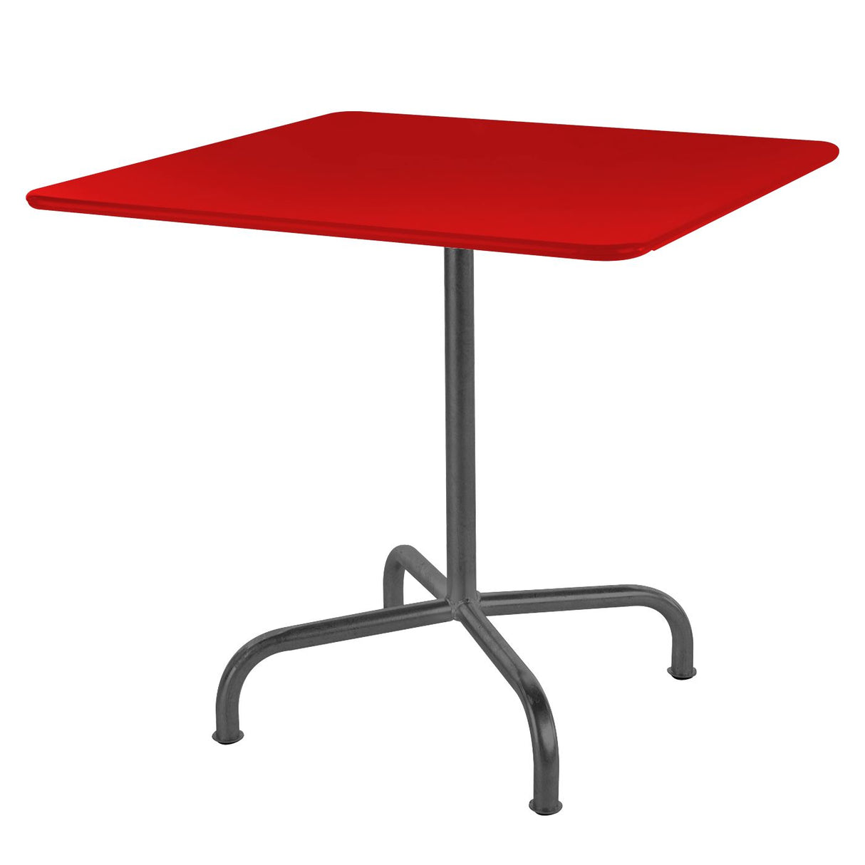 Schaffner Rigi Table repas rabattable 70x70cm Anthracite 77 Rouge 30