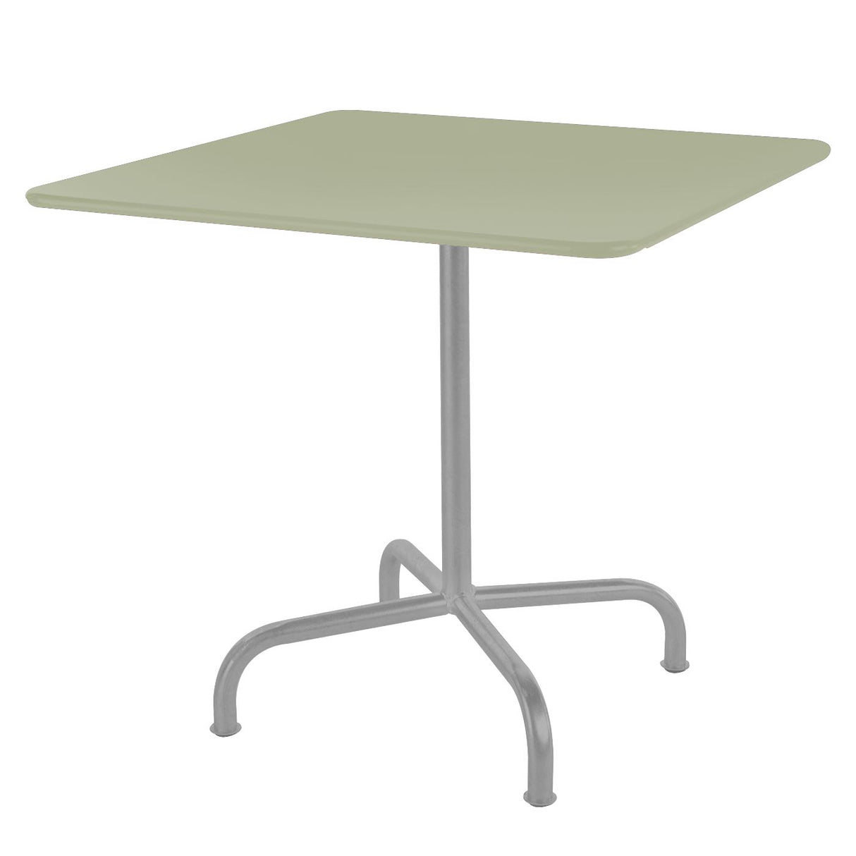 Schaffner Rigi Table repas rabattable 70x70cm Gris Argent 78 Vert Pastel 64