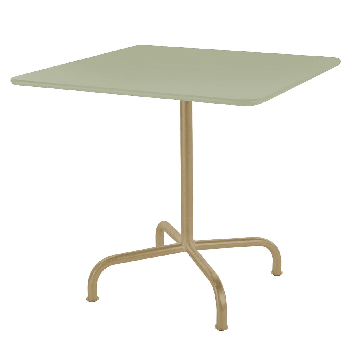 Schaffner Rigi Table repas rabattable 70x70cm Marron Pastel 83 Vert Pastel 64