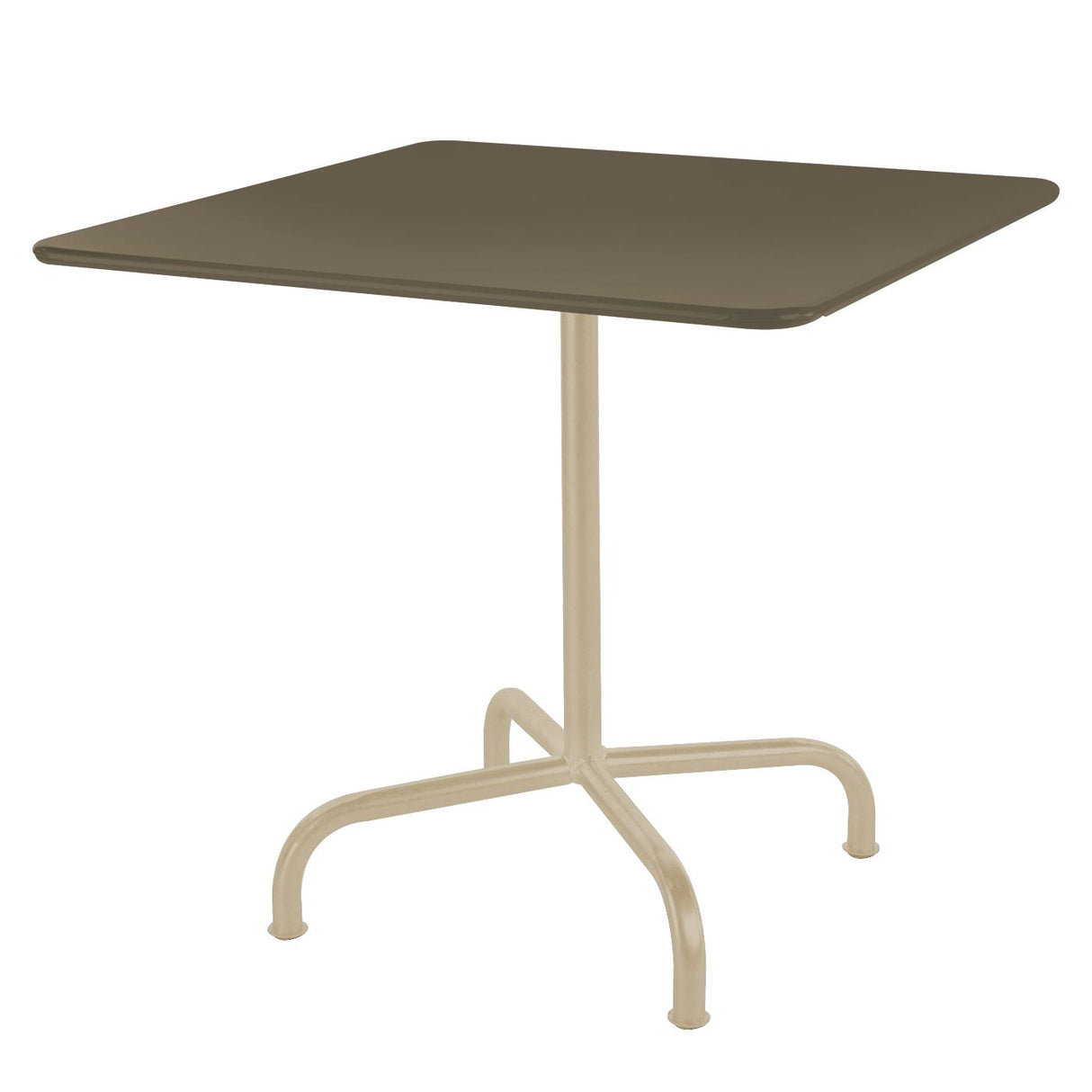 Schaffner Rigi Table repas rabattable 70x70cm Sable Pastel 15 Champagne 85