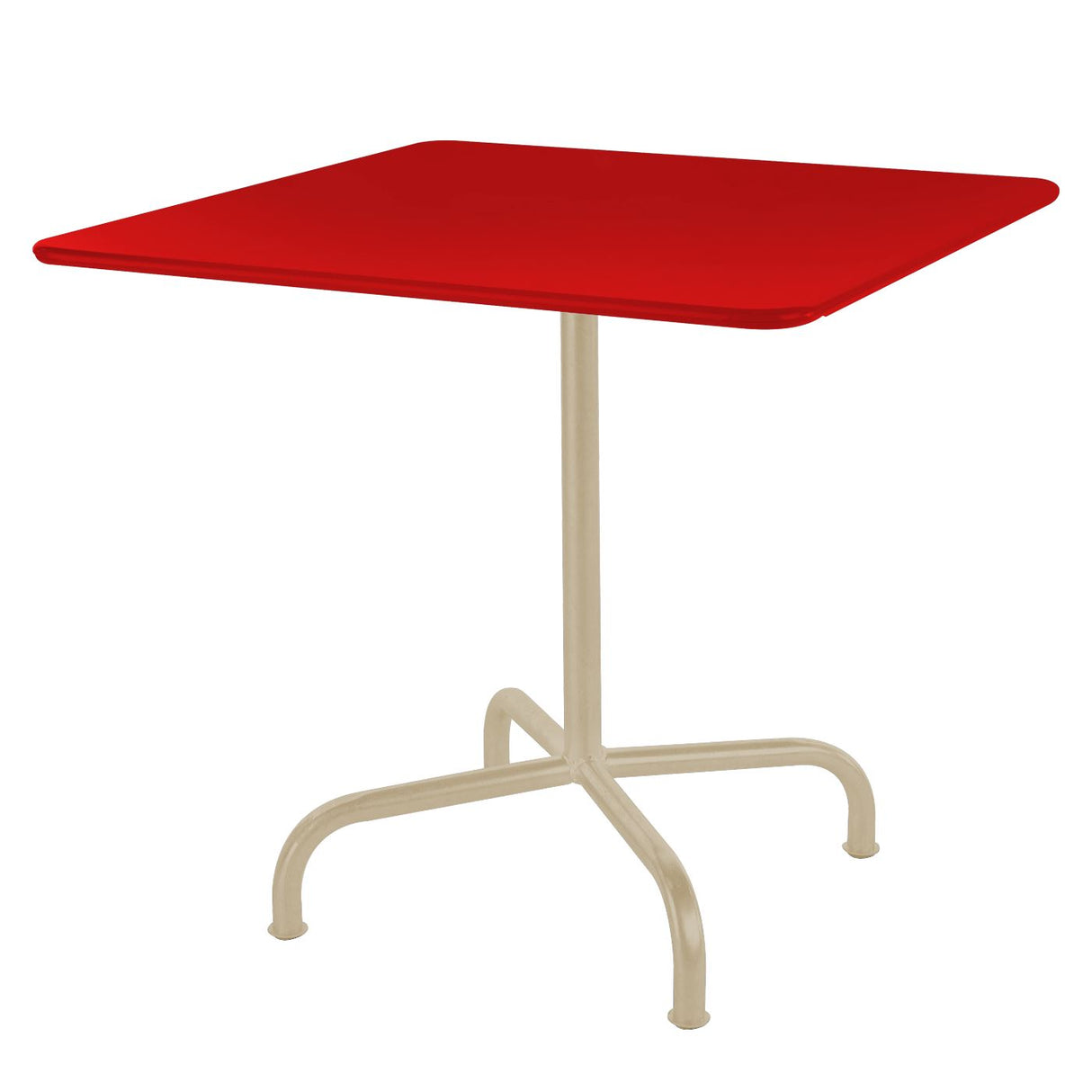 Schaffner Rigi Table repas rabattable 70x70cm Sable Pastel 15 Rouge 30