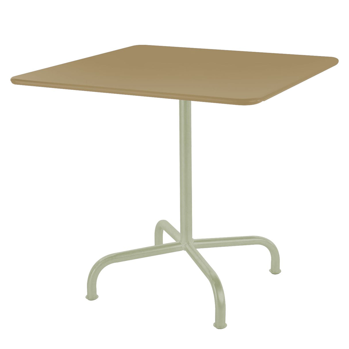 Schaffner Rigi Table repas rabattable 70x70cm Vert Pastel 64 Marron Pastel 83
