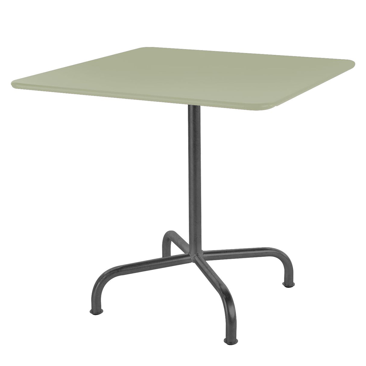 Schaffner Rigi Table repas rabattable 80x80cm Anthracite 77 Vert Pastel 64
