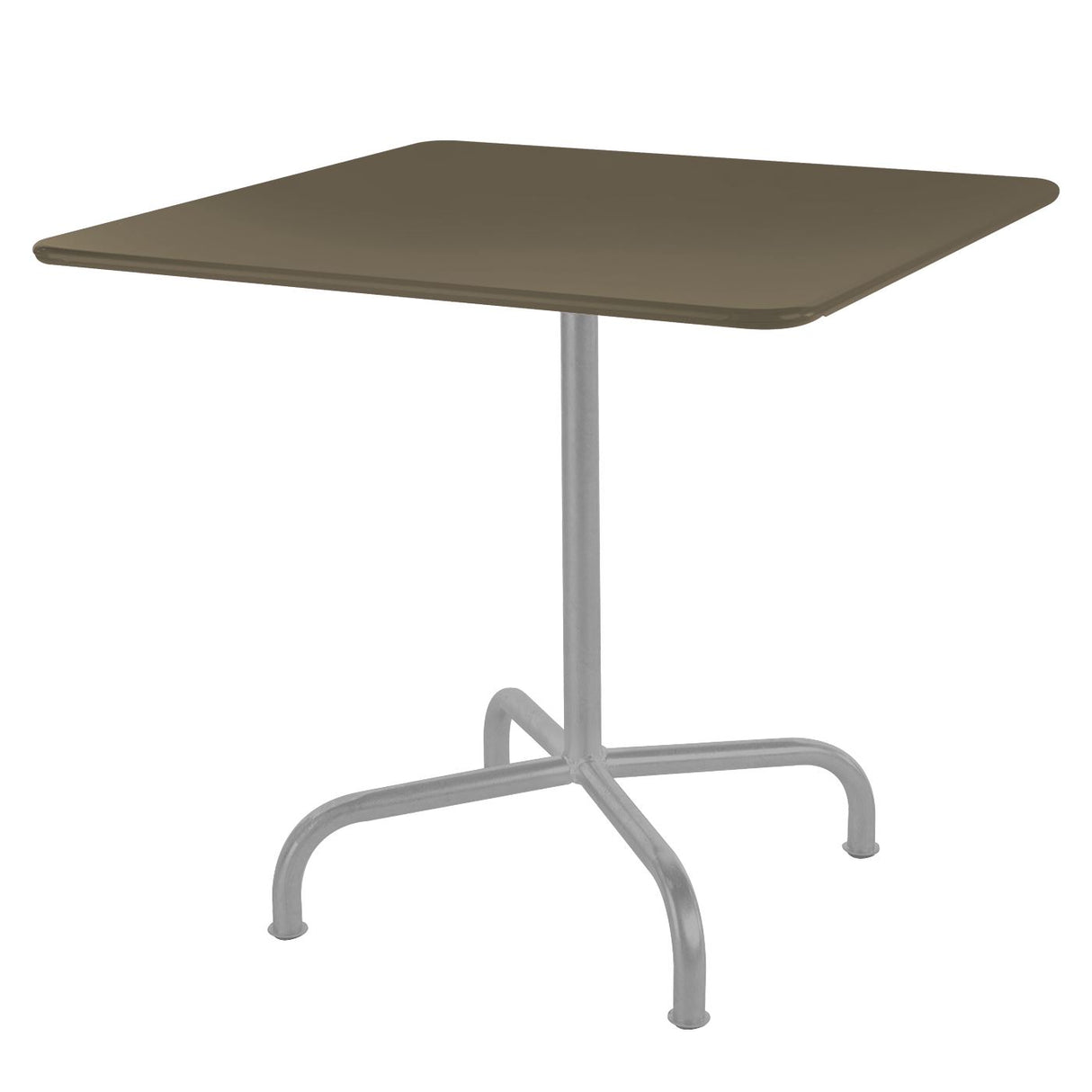 Schaffner Rigi Table repas rabattable 80x80cm Gris Argent 78 Champagne 85