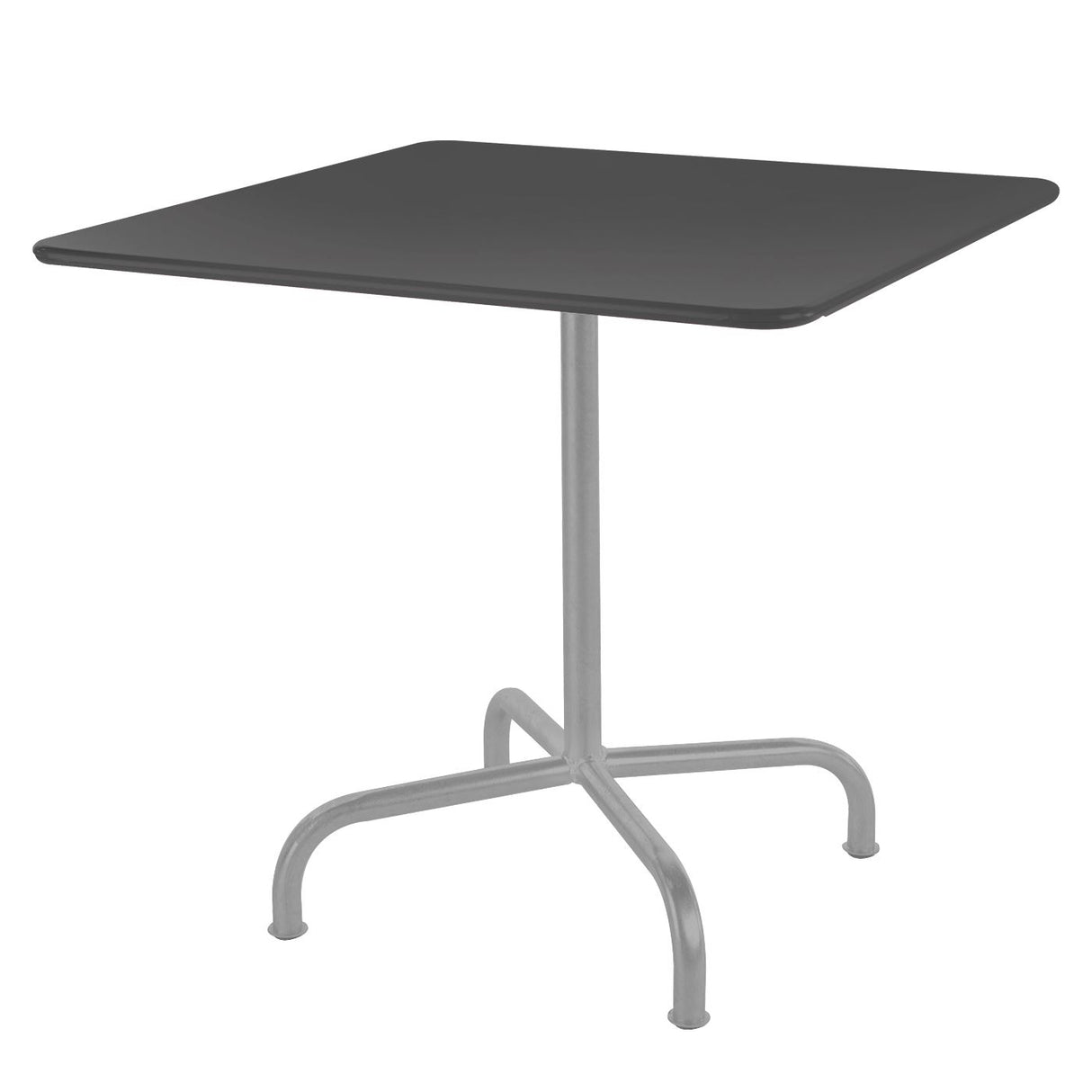 Schaffner Rigi Table repas rabattable 80x80cm Gris Argent 78 Graphite 73