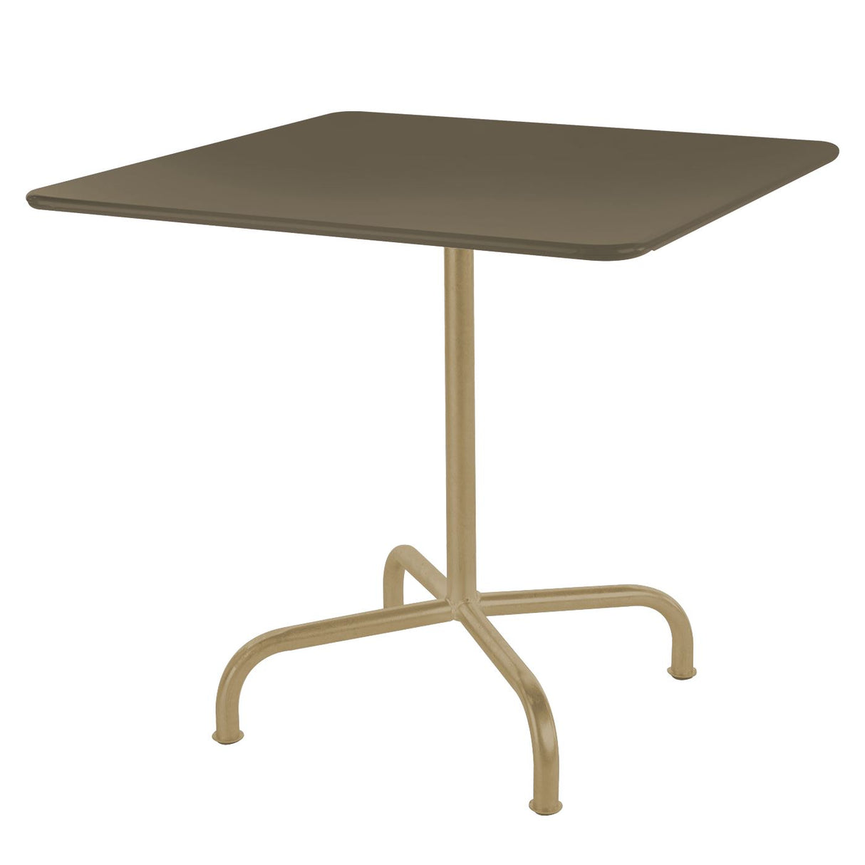 Schaffner Rigi Table repas rabattable 80x80cm Marron Pastel 83 Champagne 85