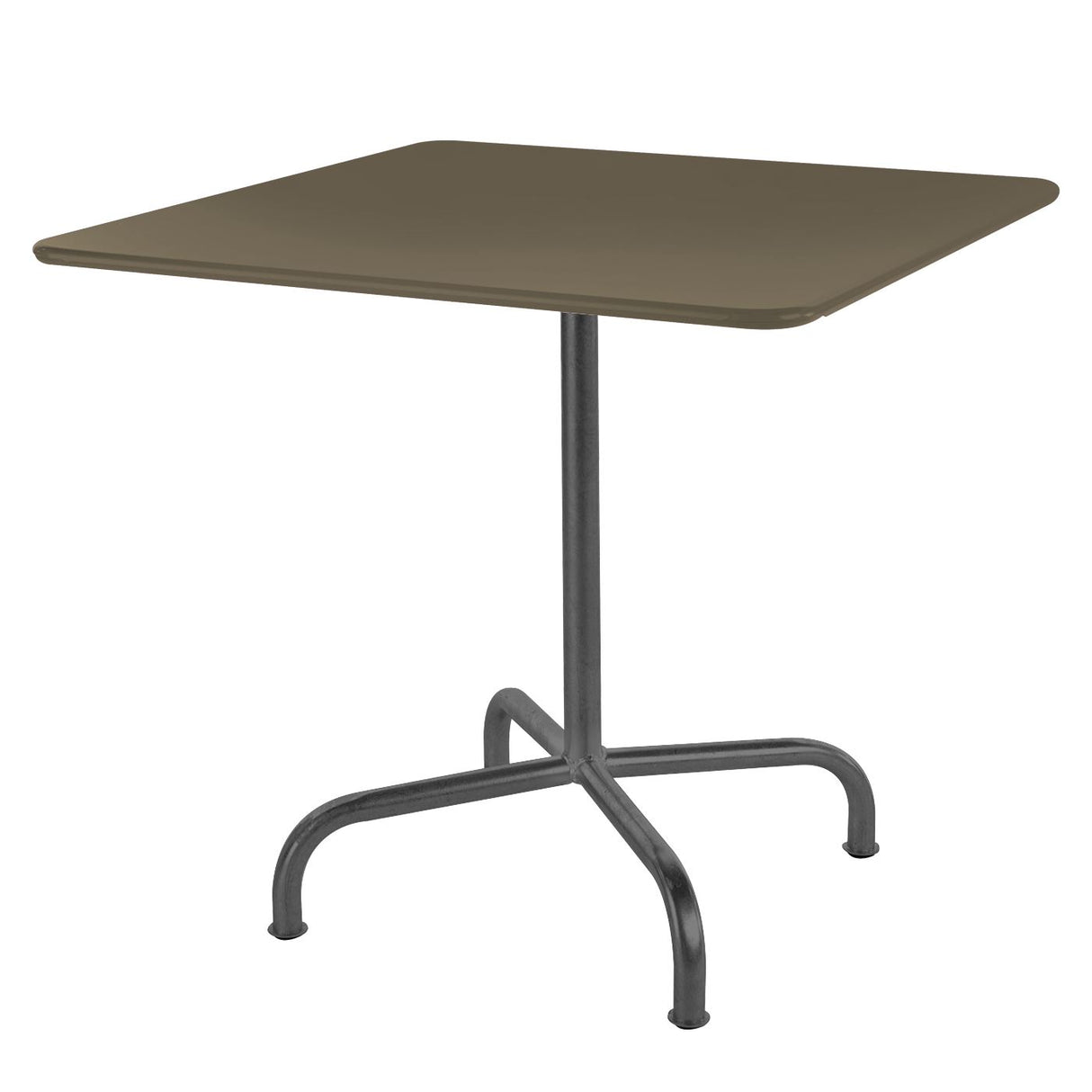 Schaffner Rigi Table repas rabattable 90x90cm Anthracite 77 Champagne 85