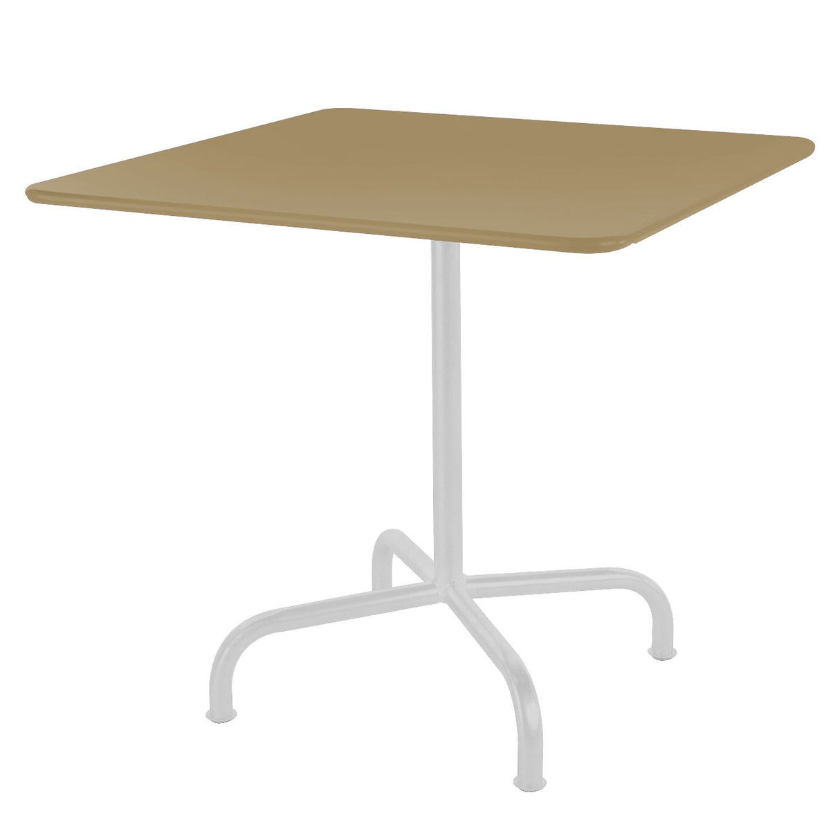 Schaffner Rigi Table repas rabattable 90x90cm Blanc 90 Marron Pastel 83