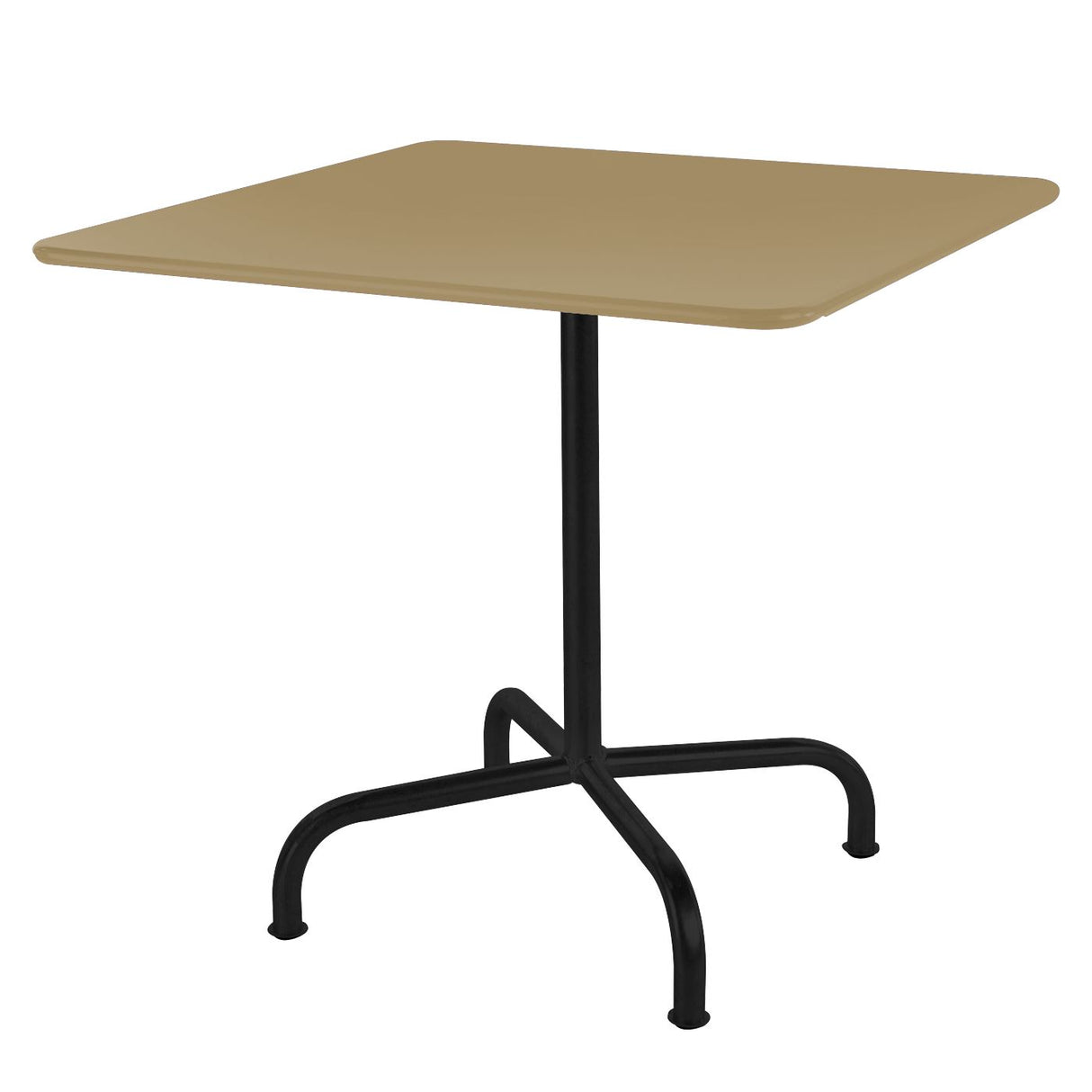 Schaffner Rigi Table repas rabattable 90x90cm Noir 91 Marron Pastel 83