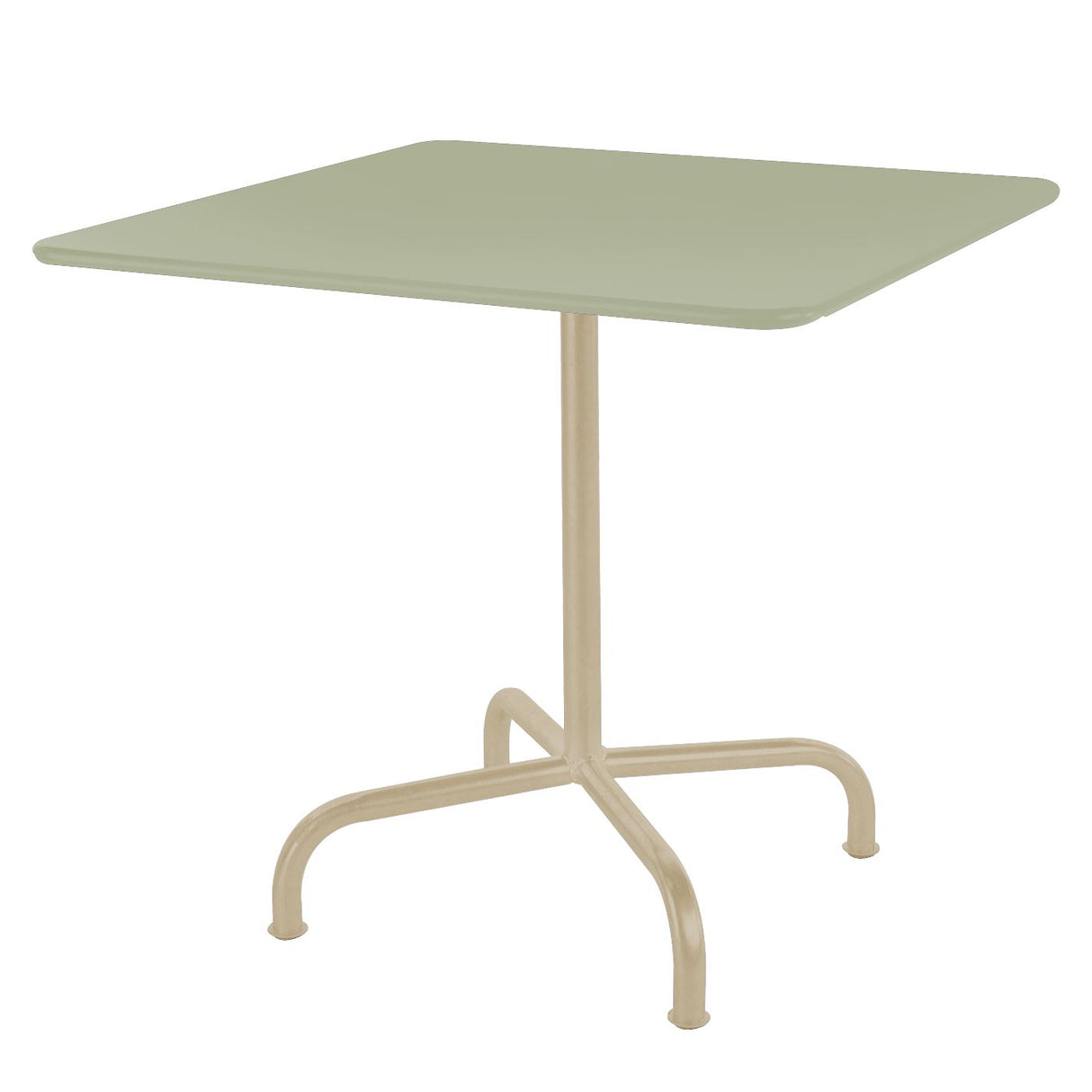 Schaffner Rigi Table repas rabattable 90x90cm Sable Pastel 15 Vert Pastel 64