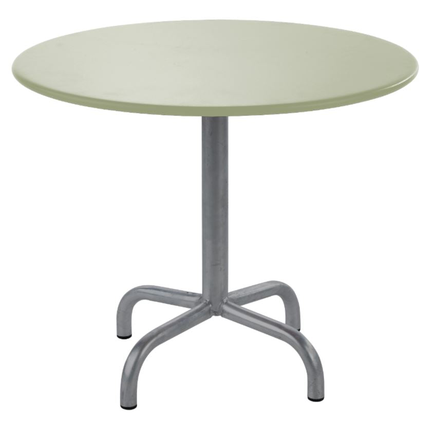 Schaffner Rigi Table repas rabattable ronde Ø80cm Graphite 73 Vert Pastel 64