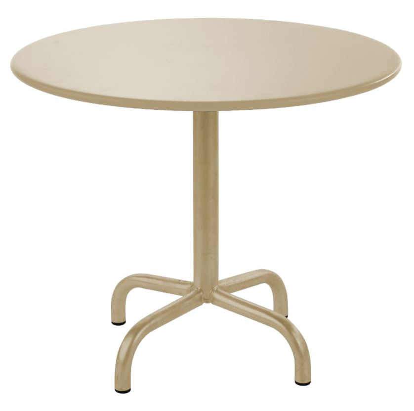 Schaffner Rigi Table repas rabattable ronde Ø80cm Marron Pastel 83 Sable Pastel 15