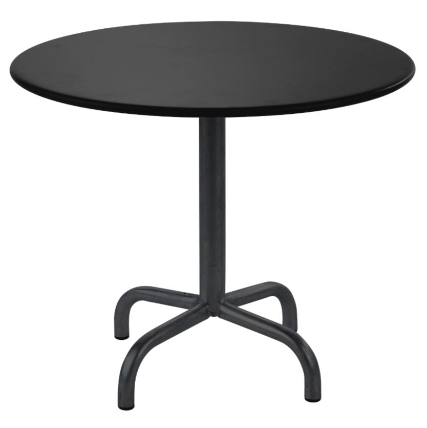 Schaffner Rigi Table repas rabattable ronde Ø80cm Noir 91 Noir 91