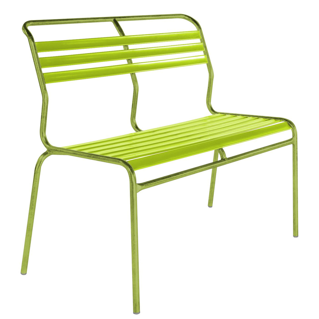 Schaffner Säntis Banc à lattes 2 places sans accoudoirs Vert Clair 63 Vert Clair 63