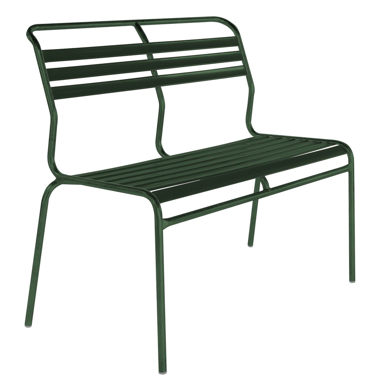 Schaffner Säntis Banc à lattes 2 places sans accoudoirs Vert Sapin 66 Vert sapin 66