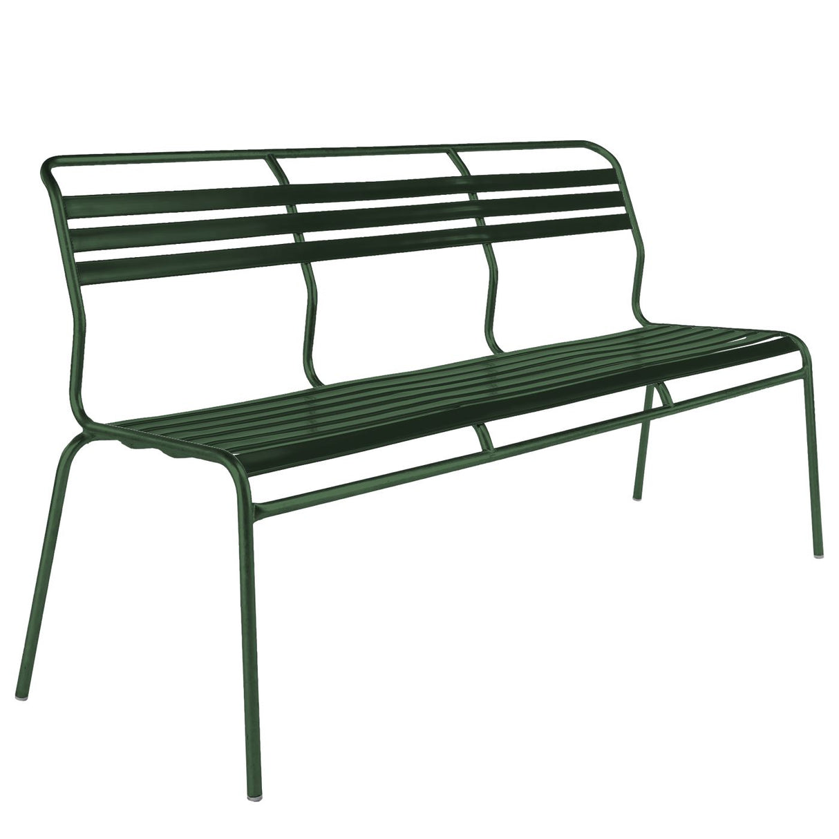 Schaffner Säntis Banc à lattes 3 places sans accoudoirs Vert Sapin 66 Vert sapin 66