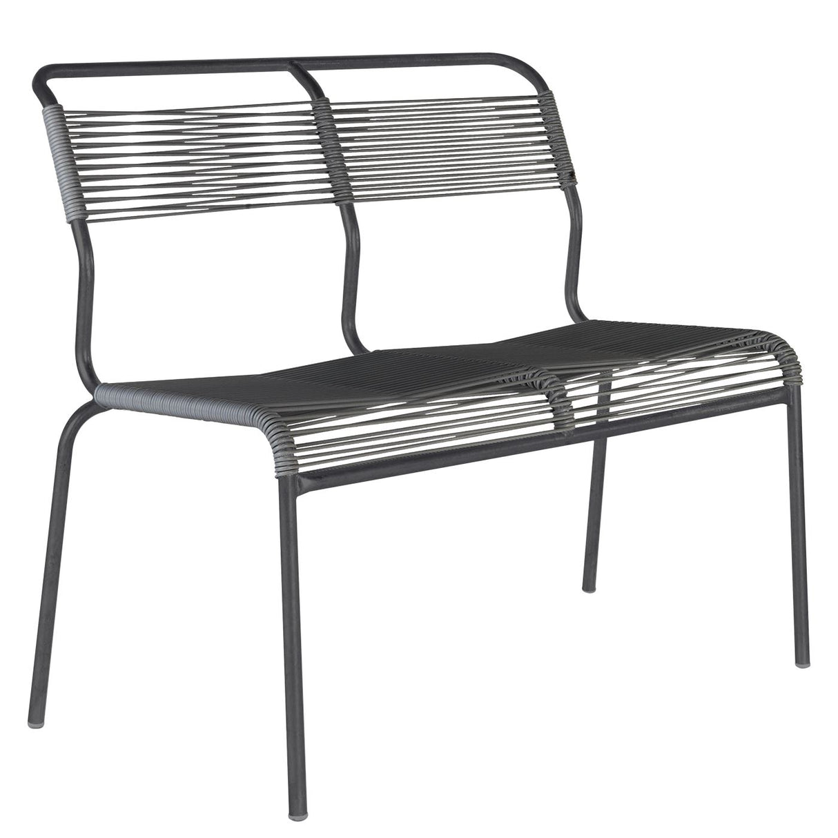 Schaffner Säntis Banc Spaghetti 2 places sans accoudoirs Antracite 77 Anthracite 77