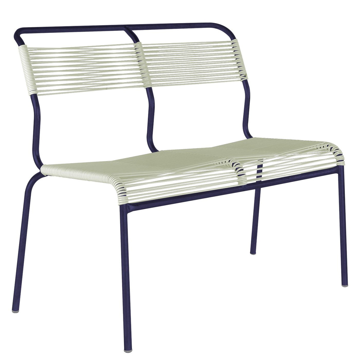 Schaffner Säntis Banc Spaghetti 2 places sans accoudoirs Bleu 53 Vert pastel 64