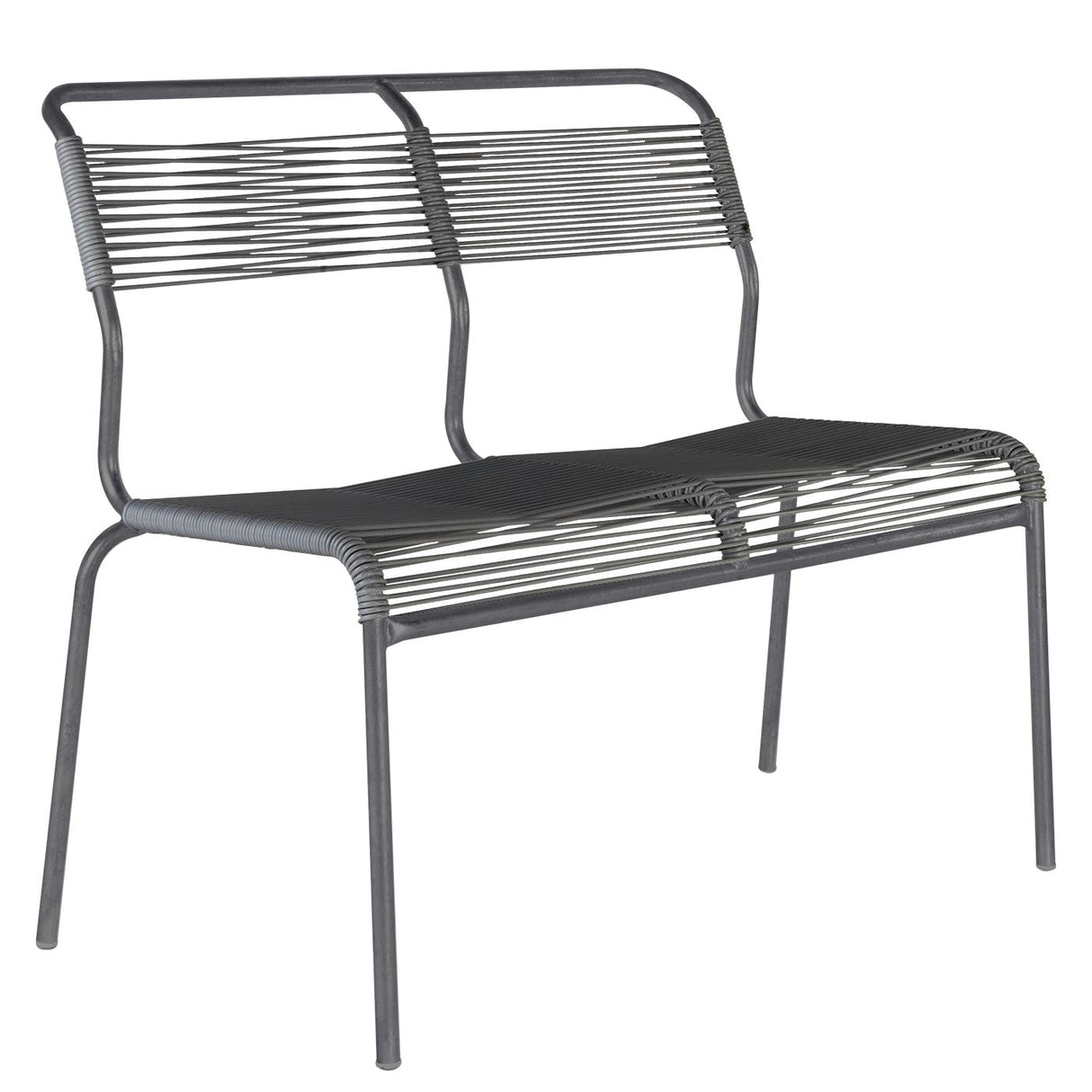Schaffner Säntis Banc Spaghetti 2 places sans accoudoirs Graphite 73 Anthracite 77