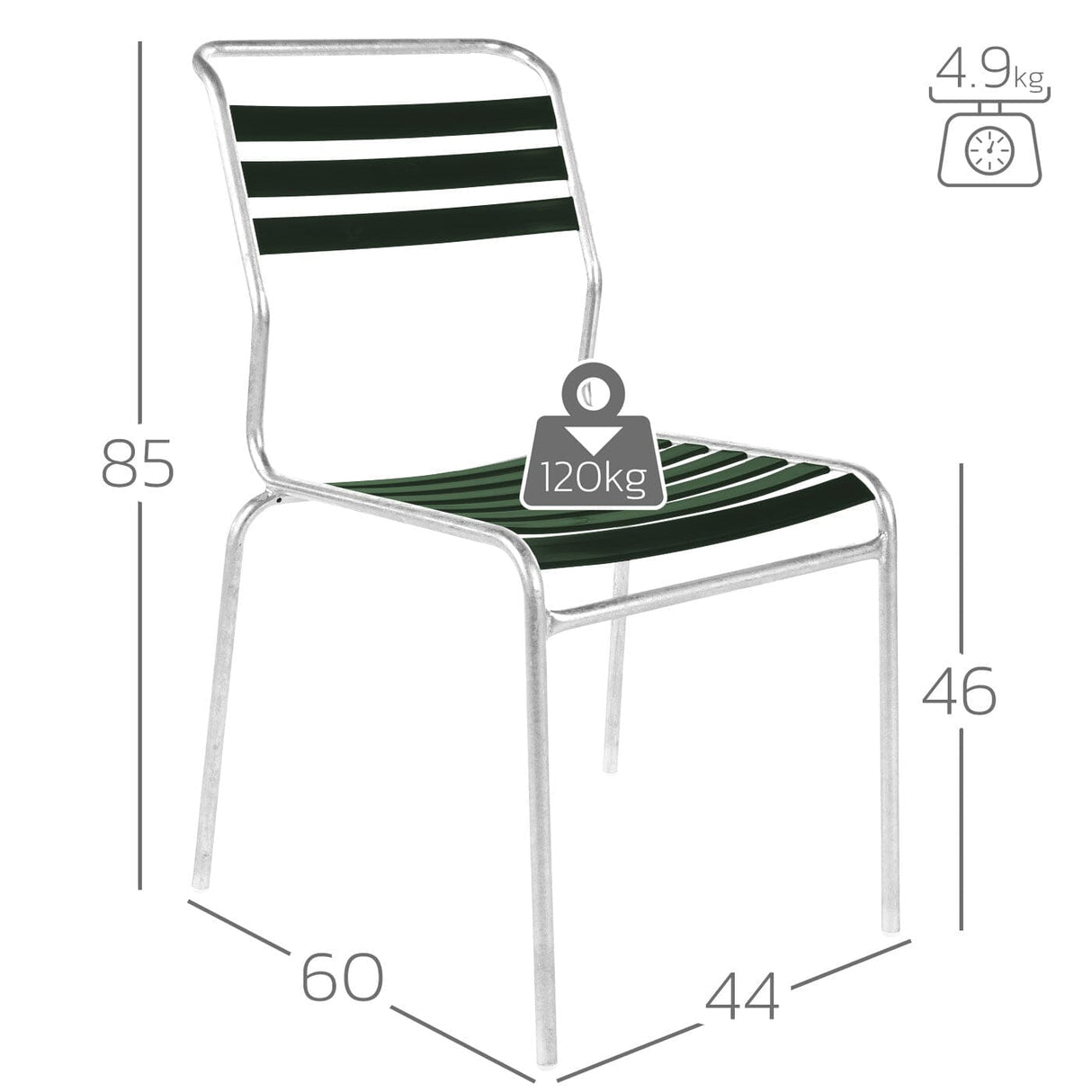 Schaffner Säntis Chaise à lattes