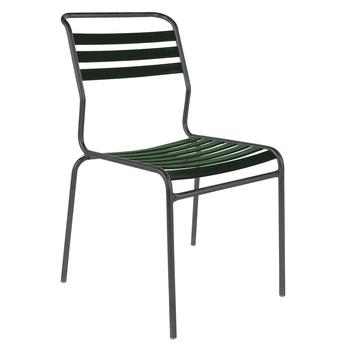 Schaffner Säntis Chaise à lattes Antracite 77 Vert sapin 66