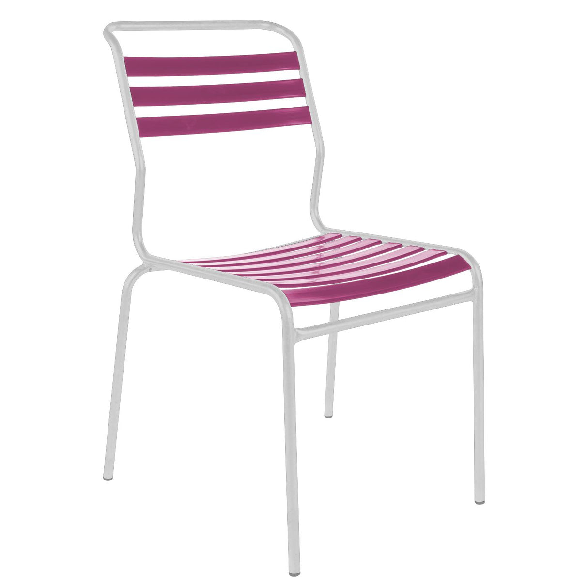 Schaffner Säntis Chaise à lattes Blanc 90 Rose 41