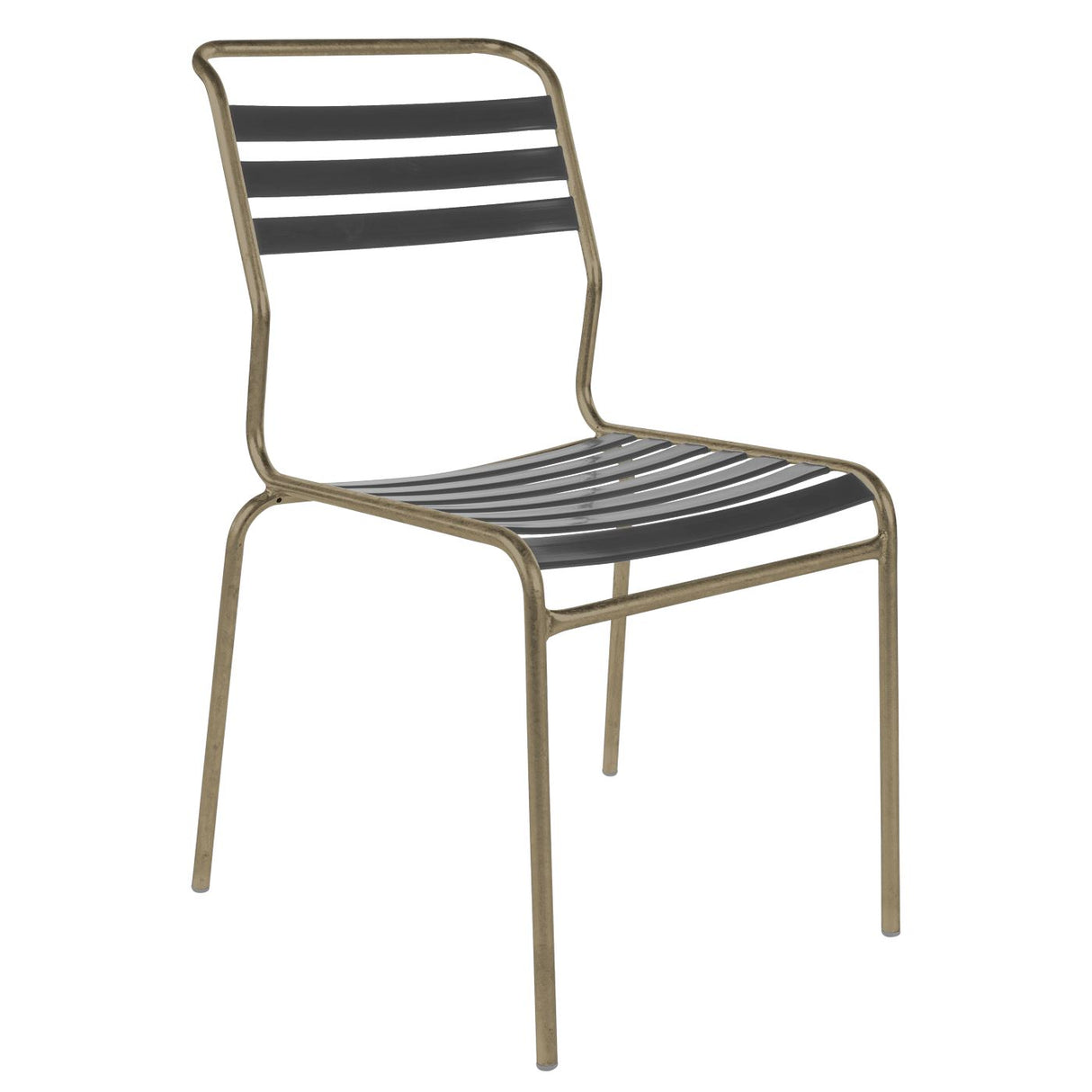 Schaffner Säntis Chaise à lattes Champagne 85 Anthracite 77