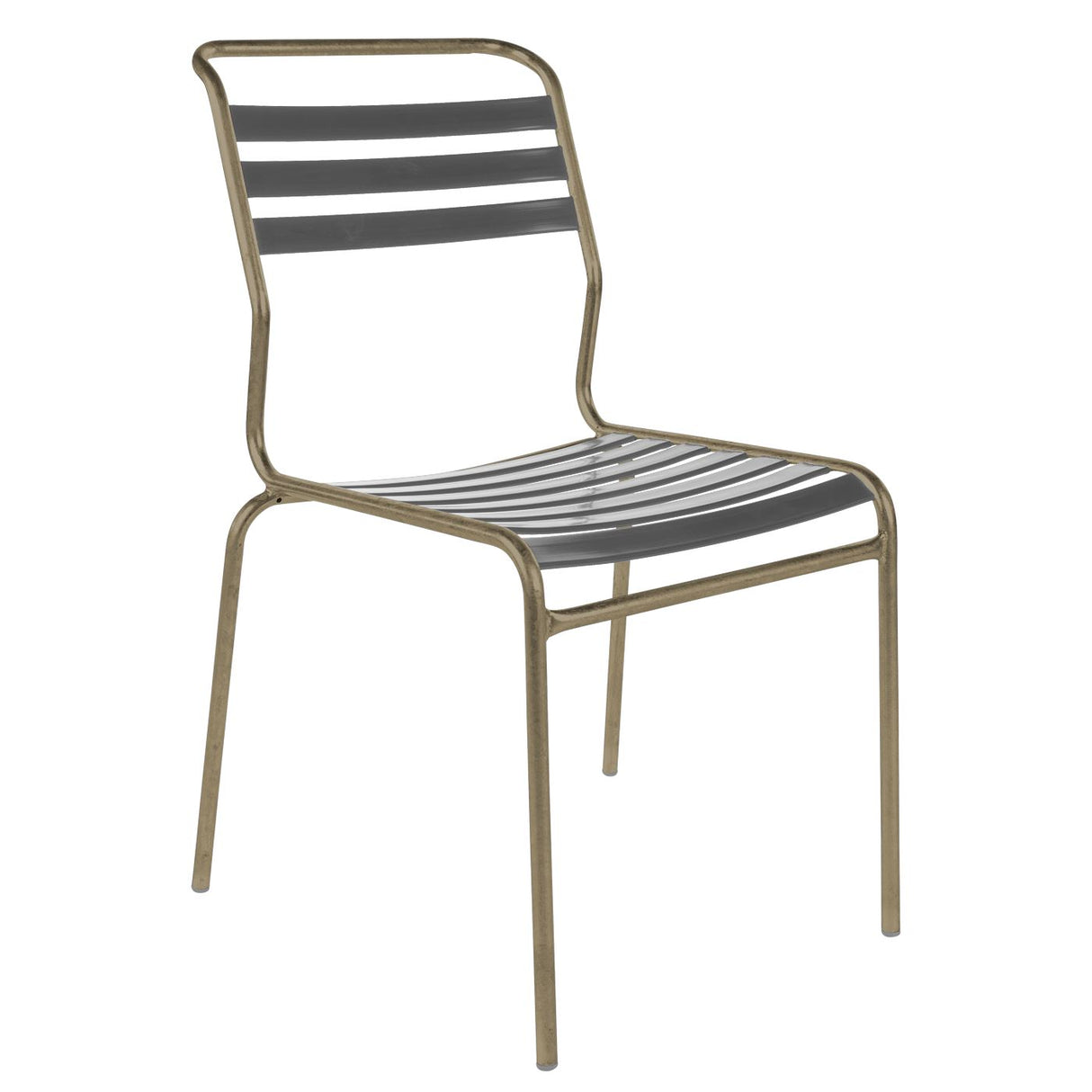Schaffner Säntis Chaise à lattes Champagne 85 Graphite 73