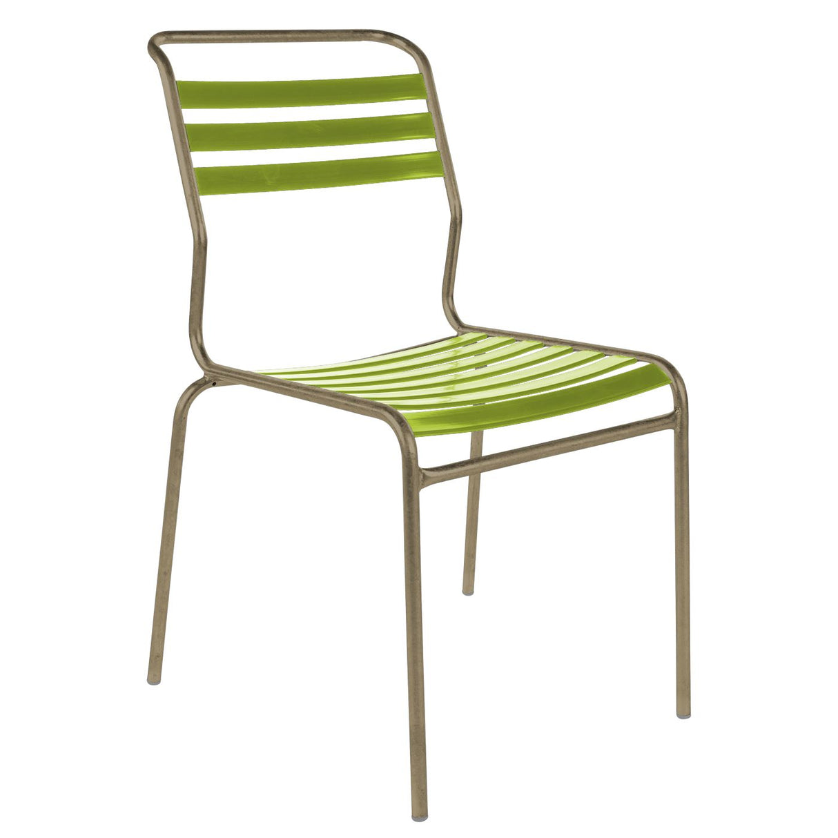 Schaffner Säntis Chaise à lattes Champagne 85 Vert Clair 63