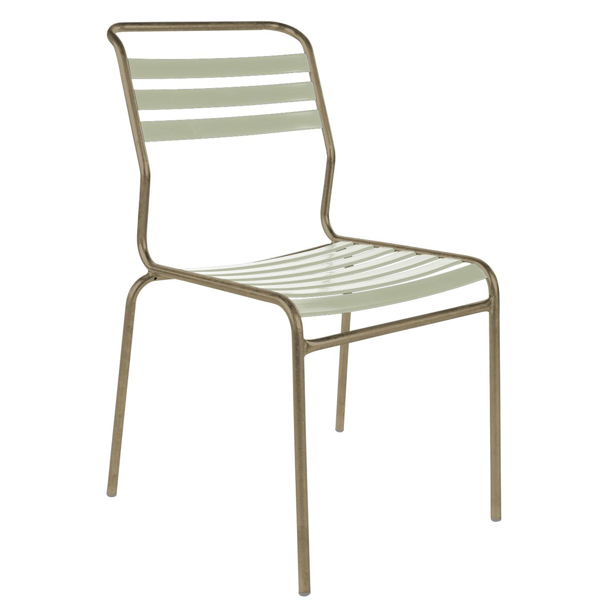 Schaffner Säntis Chaise à lattes Champagne 85 Vert pastel 64