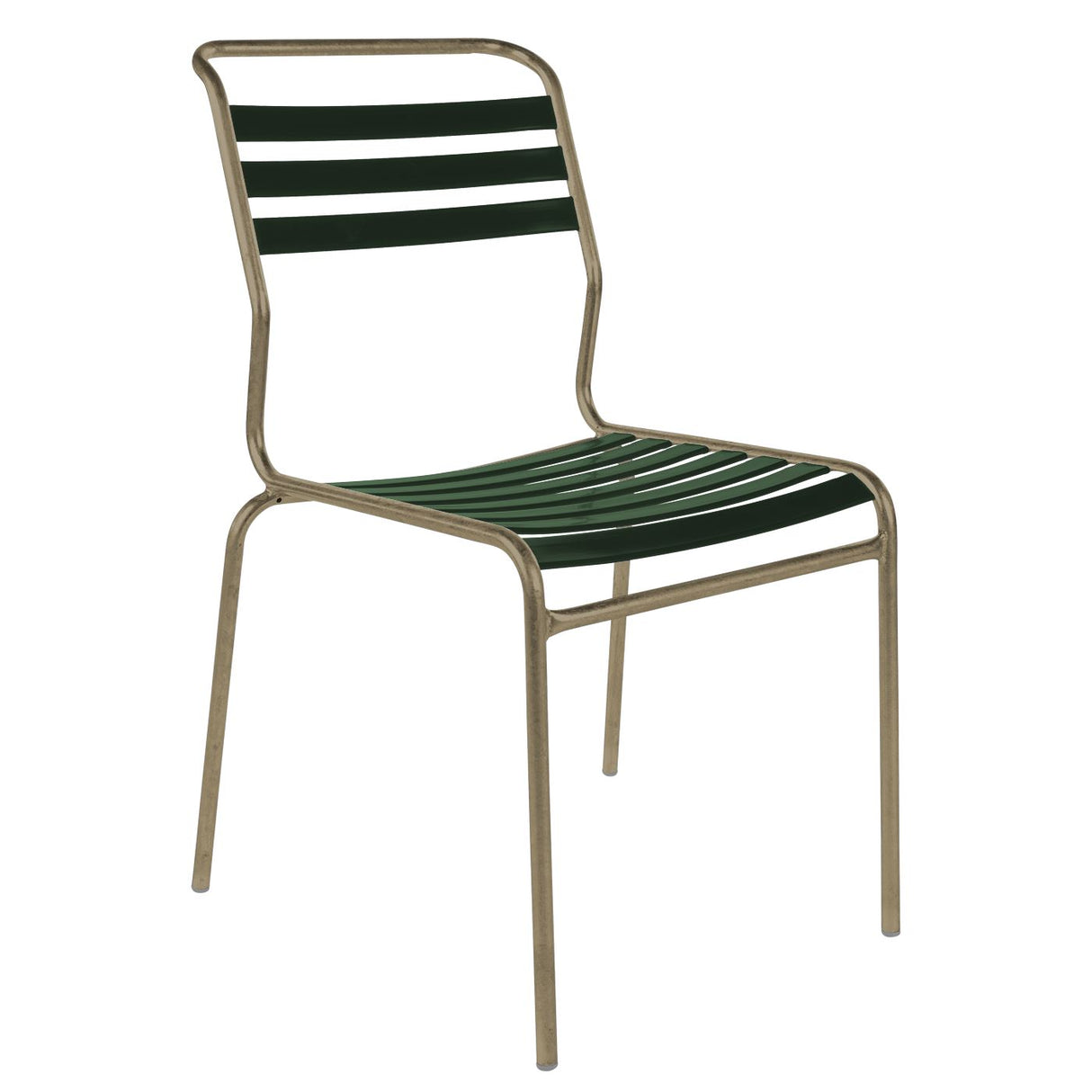 Schaffner Säntis Chaise à lattes Champagne 85 Vert sapin 66