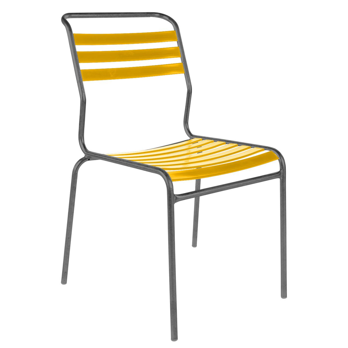 Schaffner Säntis Chaise à lattes Graphite 73 Jaune 11