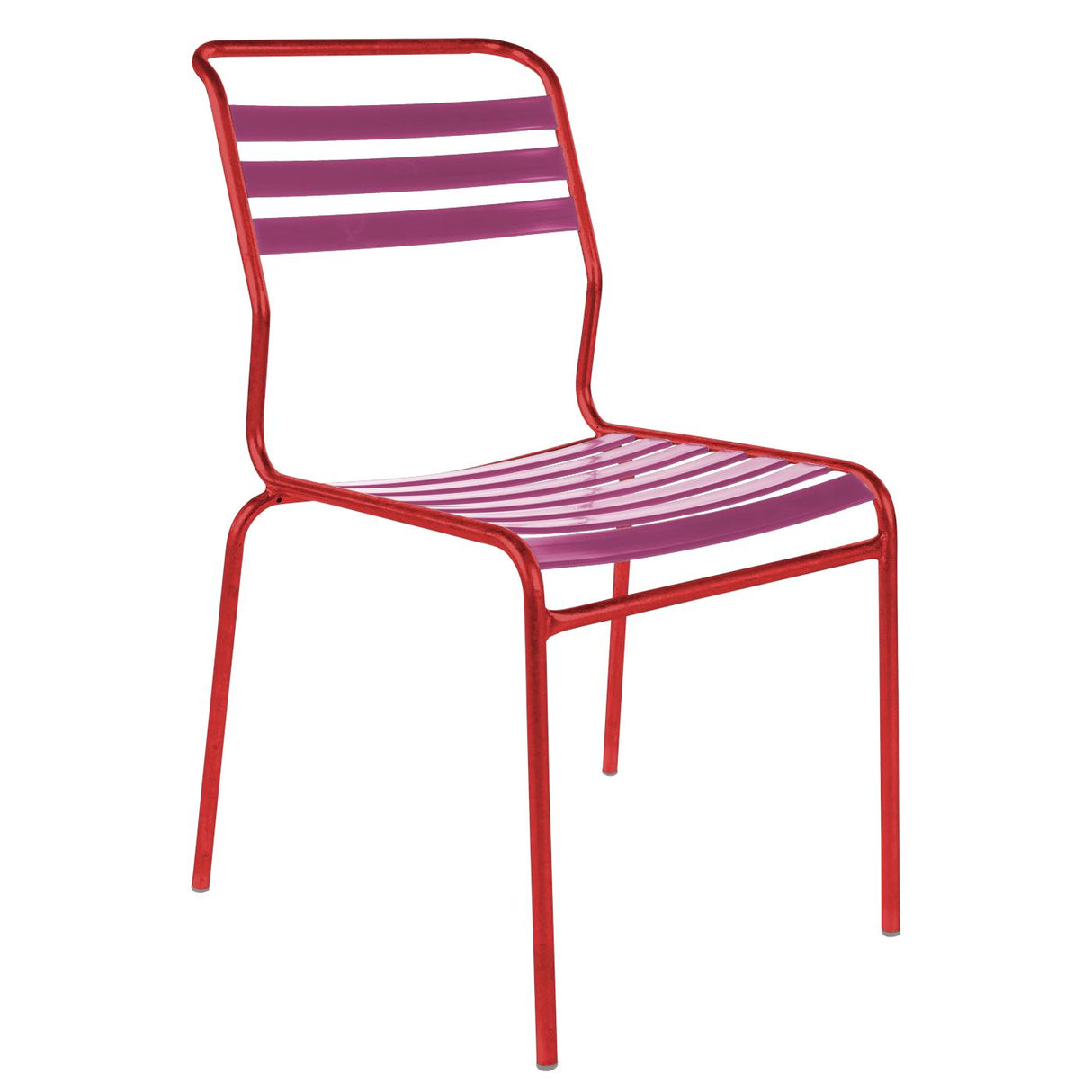 Schaffner Säntis Chaise à lattes Rouge 30 Rose 41