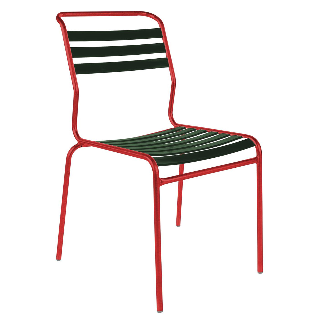 Schaffner Säntis Chaise à lattes Rouge 30 Vert sapin 66