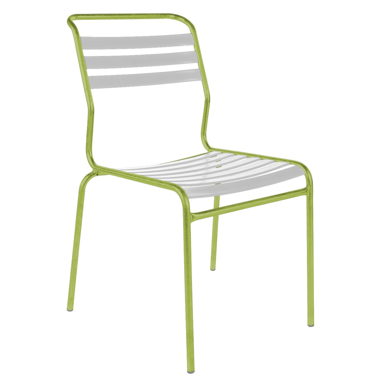 Schaffner Säntis Chaise à lattes Vert Clair 63 Blanc 90