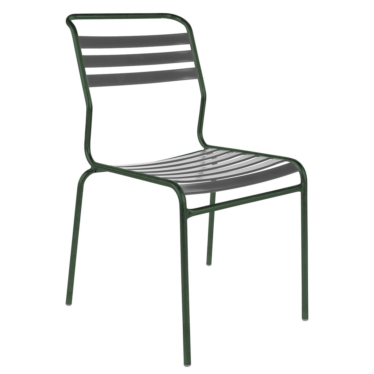 Schaffner Säntis Chaise à lattes Vert Sapin 66 Graphite 73