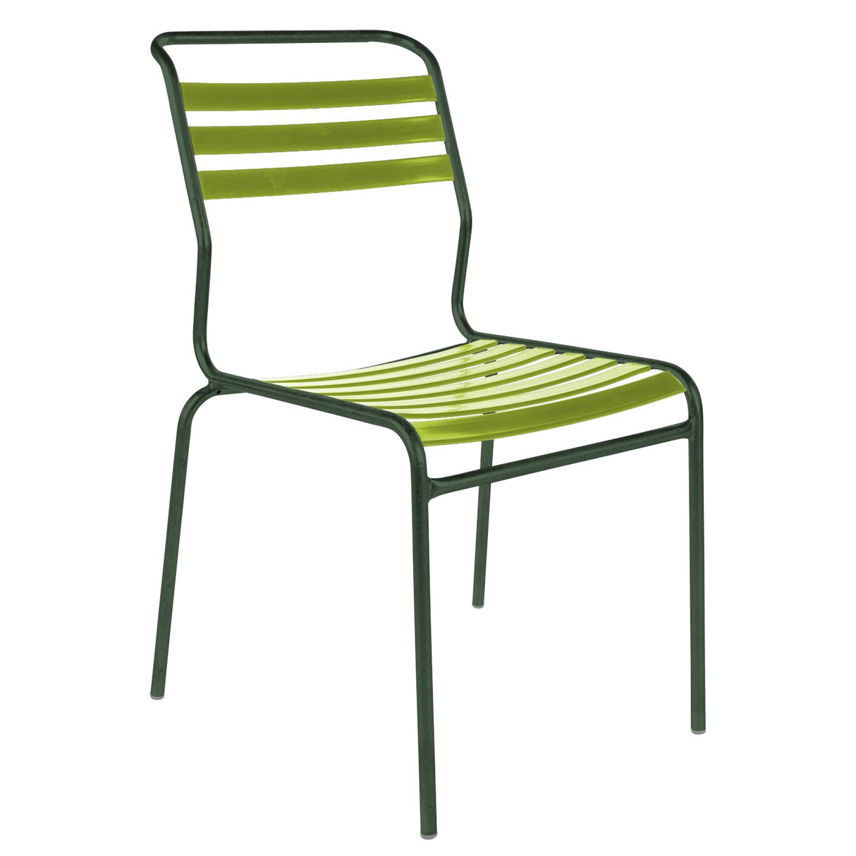 Schaffner Säntis Chaise à lattes Vert Sapin 66 Vert Clair 63